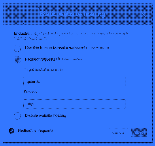 Static Website S3 Properties