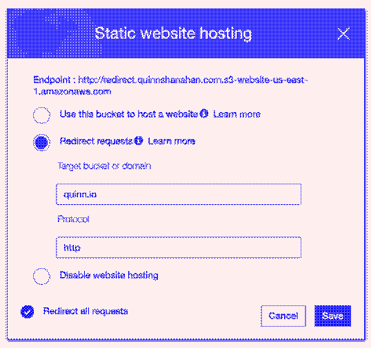 Static Website S3 Properties